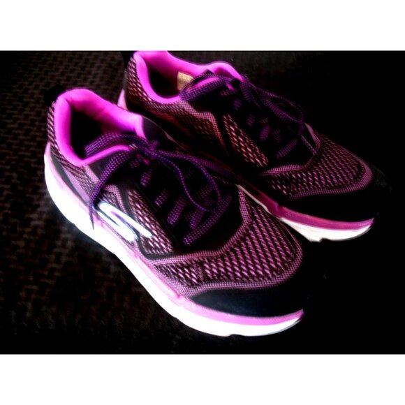 Skechers Go Run Ultra Go Running Black PurpleWomen's Size 9